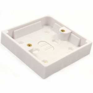 1 Gang 16mm Surface Pattress Back Box