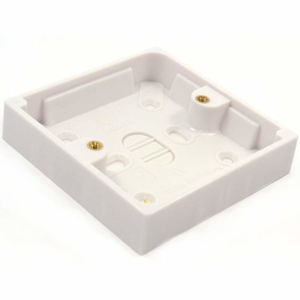 1 Gang 16mm Surface Pattress Back Box