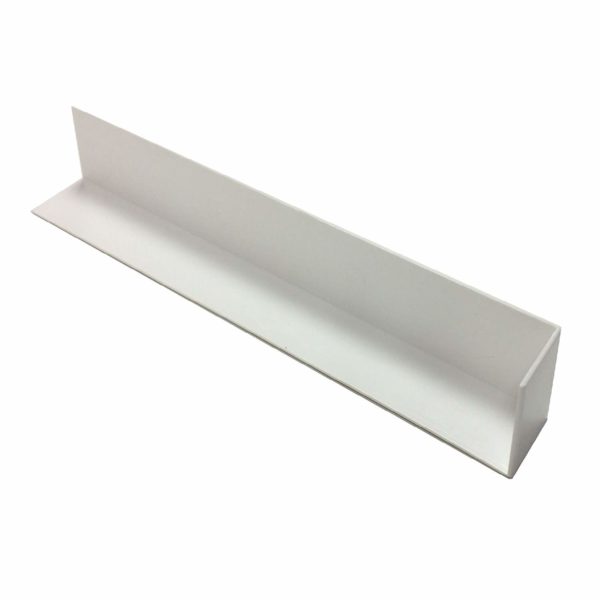 White 300mm Fascia External End Cap