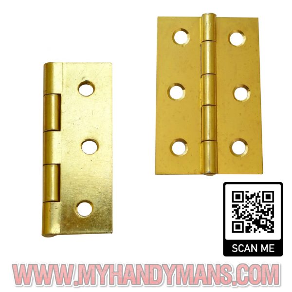 Brass Plated Butt Hinges